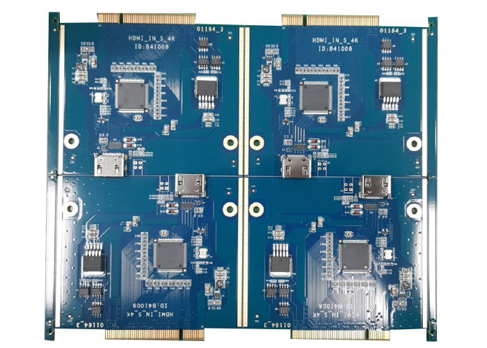 Prototipe Perakitan PCB SMT Multilayer HDI Biru Untuk Tanpa Pengemudi