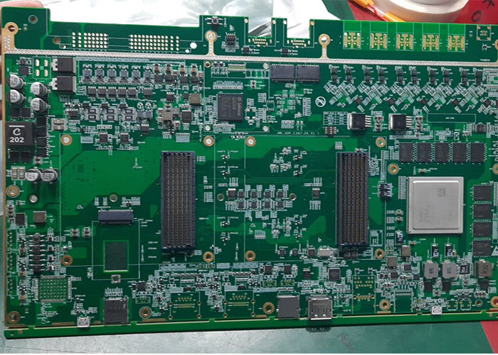 FR4 Lead Free Multilayer PCB Assembly, RoHS Compliant PCB Assembly 6 Layers