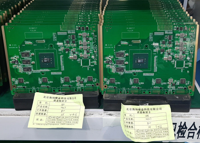 Papan PCB HDI Multilayer ISO FR4, Papan PCB Elektronik 6 Lapisan 8 Lapisan