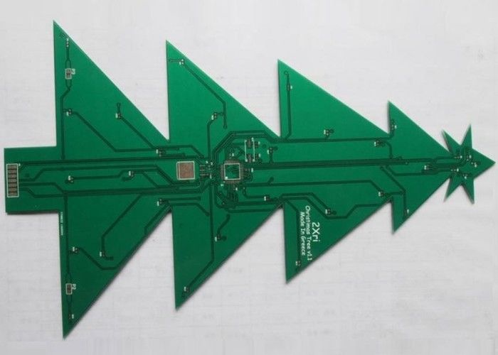 Tg170 HASL Green Soldermask Sirkuit Frekuensi Tinggi PCB