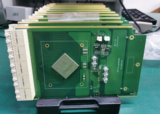 Fr4-Standard Tg 1 30-140c Surface Mount Pcb Assembly Green Untuk Teknologi Pemrosesan Video
